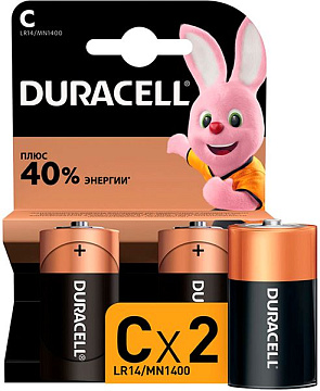Батарейки DURACELL LR14-2BL (2шт/упак)