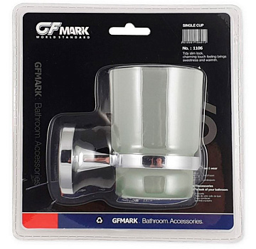 Держатель GFmark д/стакана (самокл.или шуруп) 1106