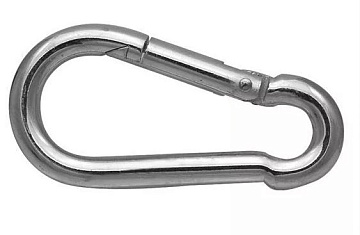 Карабин пожарный, оцинкованный DIN5299C 13х160