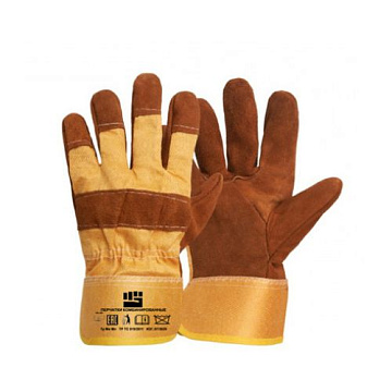 Перчатки замшевые комбинированные «Ангара» Люкс