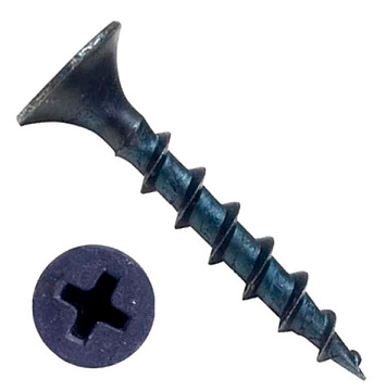 3.5х25 Саморез по г/к оксид. круп.резьба (упаковка 100 шт.)