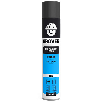 Пена монтажная GROVER DIY45 станд. 750мл/12