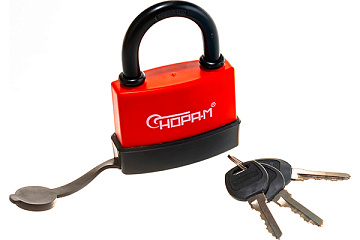 Замок навесной влагостойкий серия700 75мм НОРА-М