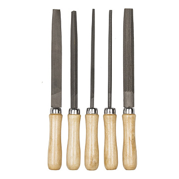 Набор напильников 5шт. дер.рукоятка  МАСТЕР 150мм   85305  БИБЕР