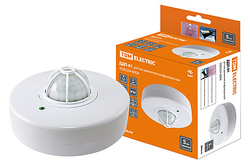 Датчик движения TDM ДДП-02 1100 Вт 2-8 м потолочный SQ0324-0005