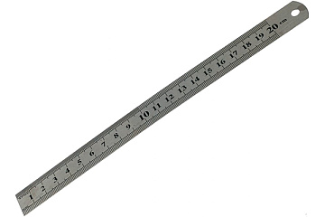 Линейка FIT нержавеющая 200*19мм 19002