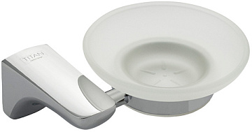 77004 Мыльница стеклянная с креплением к стене