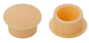Заглушка под отверстие d10 светло бежевая (1000)