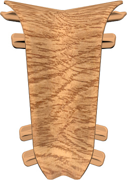 Угол внутренний Идеал Классик 55 мм Дуб коньячный 206  (уп. - 20шт.)