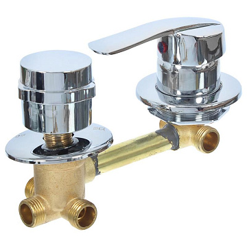 юMirWell Смеситель универсальный 100мм 2х/3х реж БЛИСТЕР (2121035001)