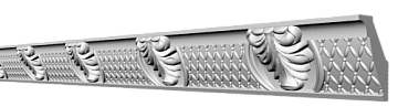 Плинтус потолочный Glanzepol GP-35/46