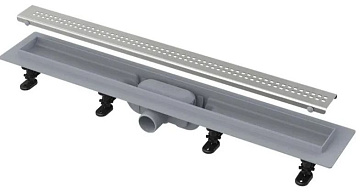 ALCAPLAST Желоб L 750мм, с порогами,пластик, матовый (APZ8-750M)