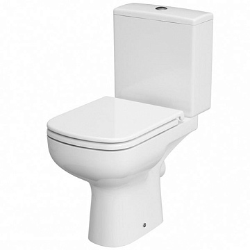 Унитаз (компакт) CERSANIT COLOUR CLEAN ON сиденье ДЮР МИКРОЛИФТ ТОНКОЕ (S-KO-COL011-3/5-COn-DL-w)