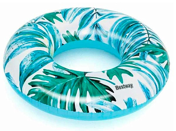 Круг для плавания 119 см Tropical Palms Bestway 36237																							