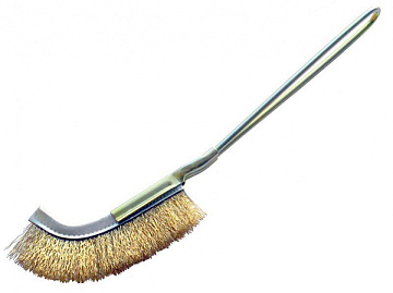 Корщетка ручная латун. изогн. длинная USP 38449