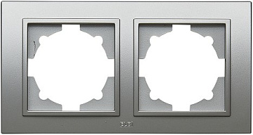 Рамка  ZENA 2-я серебро 500-011000-226