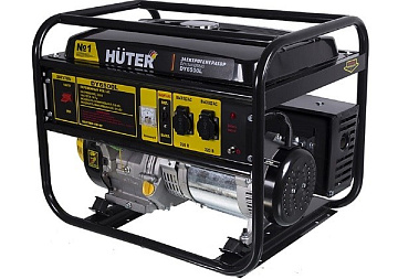 Электрогенератор бенз. 5,0/5,5кВт Huter DY6500L