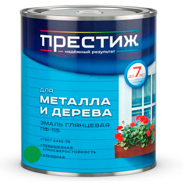 Эмаль ПФ-115 Зелёная 1,9кг Престиж (6)