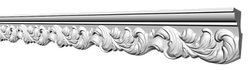 Плинтус потолочный Glanzepol GP-59/60