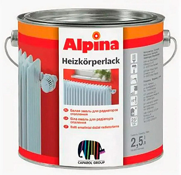 Эмаль Heizkoerper 2,5л Alpina для батарей 