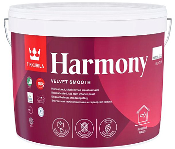 HARMONY A краска для интерьеров база С 9л TIKKURILA/под заказ