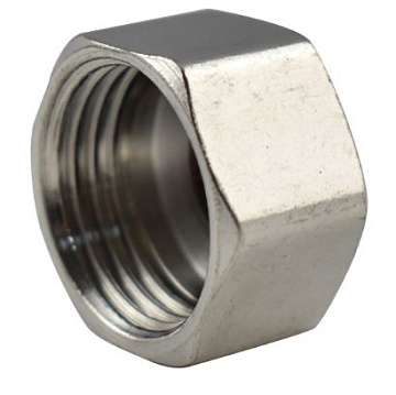 МАК Заглушка в трубу 1/2 внутр. резьба из нерж. стали 304 (382)