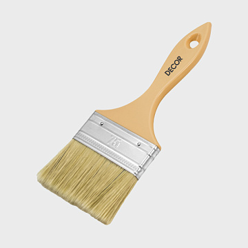 Кисть пл. "Четверг" 50х14мм из светлой смешанной щетины, пластиковая ручка (12шт/144уп)