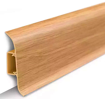 Плинтус напольный Идеал Классик 55 мм Дуб светлый 212 2,2м (уп. - 40 шт.)