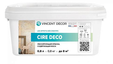 Cire Deco Metalisse Vincent Decor 3D Perle (0,8л) Краска лессирующая