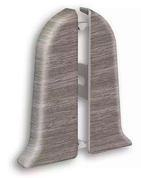 Заглушка Идеал Классик 55 мм Орех  серый 296  (уп. - 20шт.)