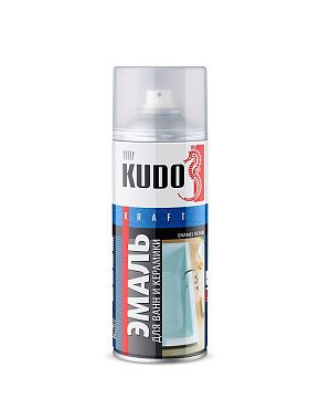 Белая эмаль для ванн 520мл KU-1301 KUDO