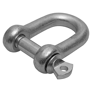 Скоба такелажная, прямой тип М22, оцинкованная