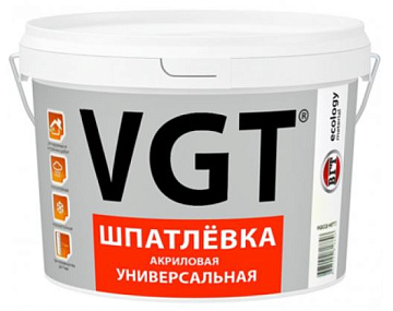 Шпаклевка для внутр. работ 1,7кг ВГТ