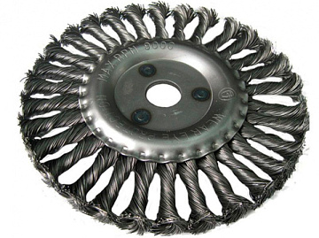 Корщетка-колесо витая сталь 115мм USP 39102