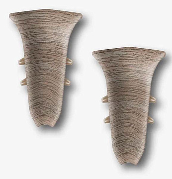 Угол внутренний Идеал Классик 55 мм Дуб капучино 205 (уп. - 20шт.)