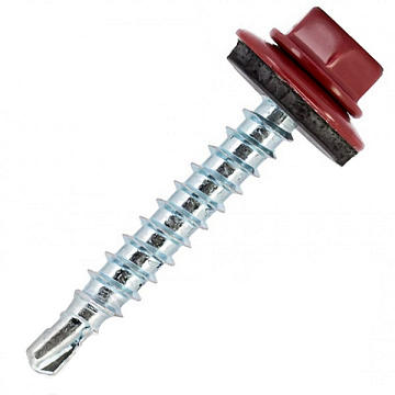 Саморез кров. 3011 4,8х51 коричнево-красный(уп150)