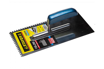 Гладилка STAYER ПРОФИ нержавеющая зубчатая 4х4мм 0802-04