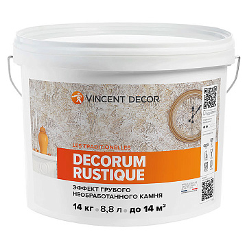 Decorum Rustique Vincent Decor 14кг покрытие декоративное