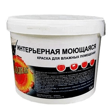 Краска моющая 14кг Зодиак