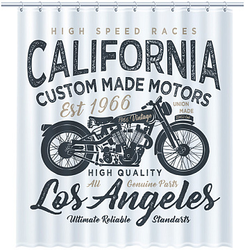 Штора в ванную без колец FIXSEN "CALIFORNIA" (FX-2500)