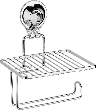 Держатель Fora Triumf д/туалетной с полочкой на прис.T002