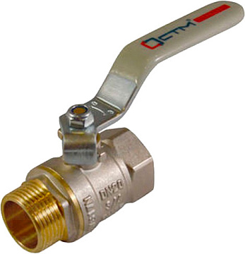 Кран шаровый для воды 1-1/4" г/ш рычаг CTM СТАНДАРТ