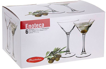 Набор бокалов д/мартини ENOTECA 215 мл