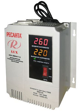 Стабилизатор напряжения Ресанта АСН-2000Н/1-Ц Lux 63/6/15