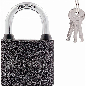 Замок навесной СТАЛЬ серия212 38мм НОРА-М