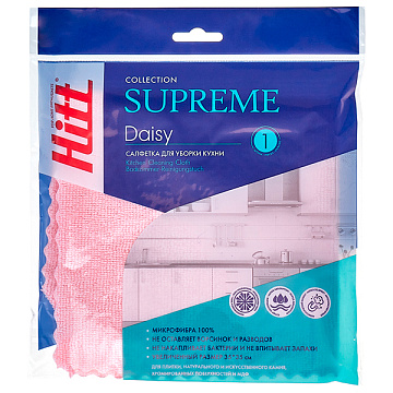 Салфетка д/уборки 35*35 Hitt Daisy H150305
