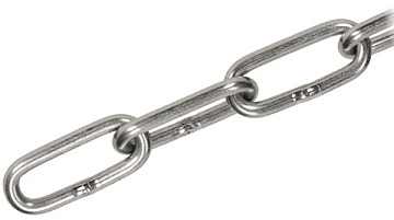 d4 (40м) Цепь сварная длиннозвенная, оцинков. DIN763