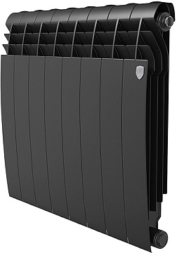 Радиатор биметаллический Royal Thermo "Biliner"  500/80/8 Noir Sable (Черный)