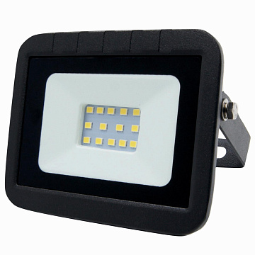Прожектор с/д LEEK LE FL SMD LED7 10W CW BLACK (80) IP65 холодный белый (ультратонкий)