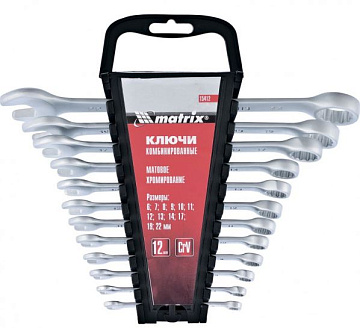 Набор ключей 6-22мм 12шт MATRIX 15412